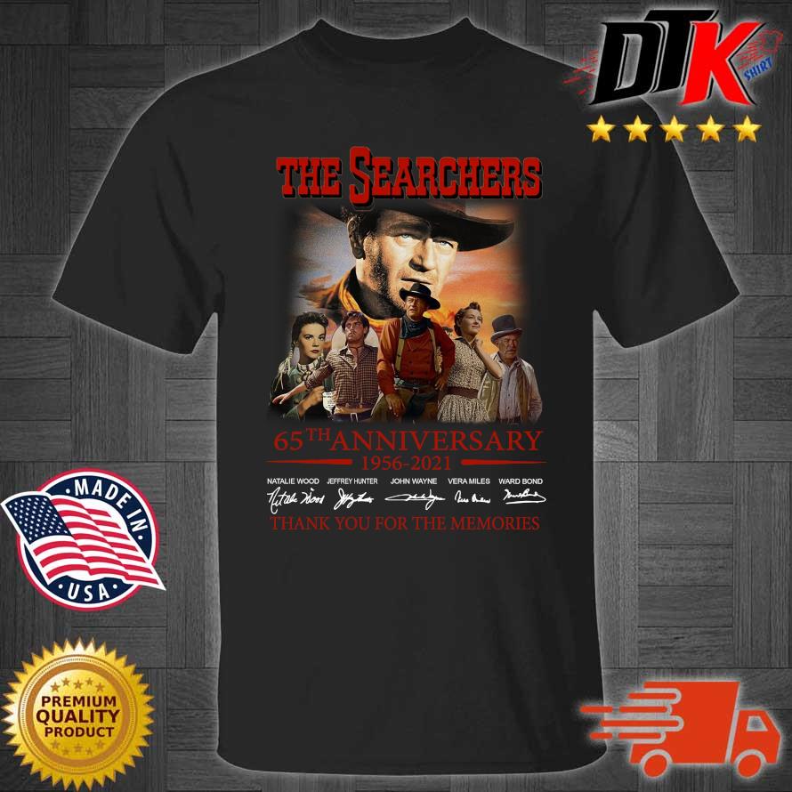 The Searchers 65th anniversary 1956-2021 thank you for the memories signatures shirt