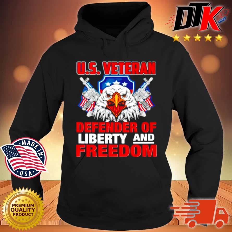US Veteran defender of liberty and freedom Hoodie den