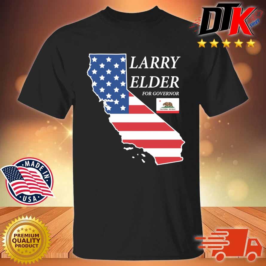 Larry Elder Gor Governor California Flag Shirt