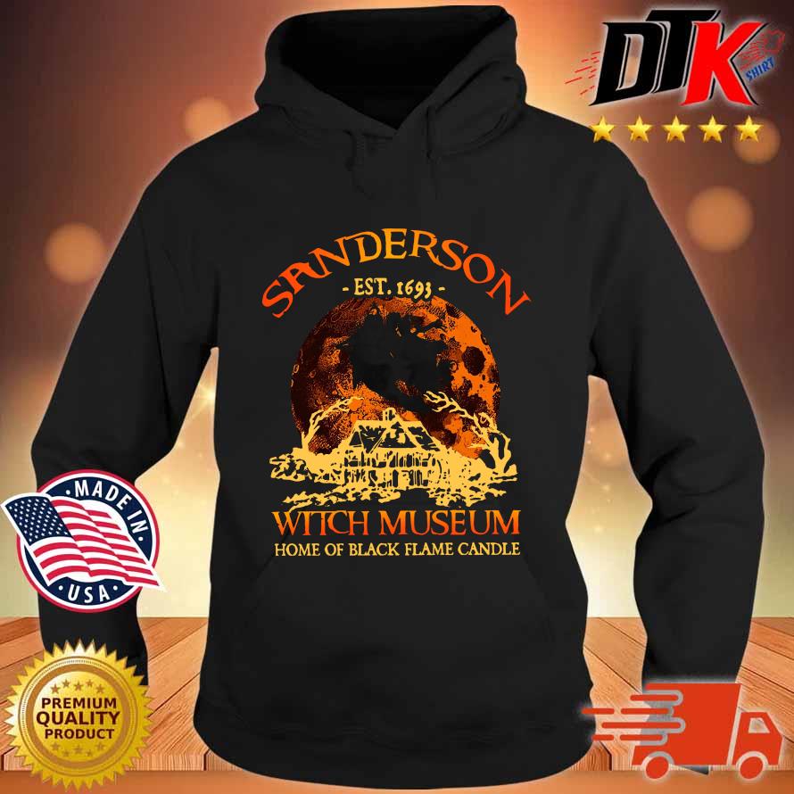 Sanderson est 1693 witch museum home of black flame candle Halloween s Hoodie den