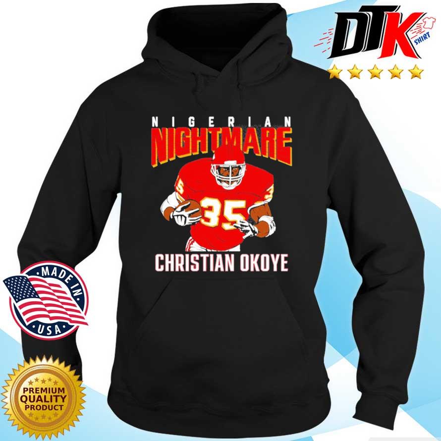 Christian Okoye Nigerian Nightmare Football Shirt Hoodie den