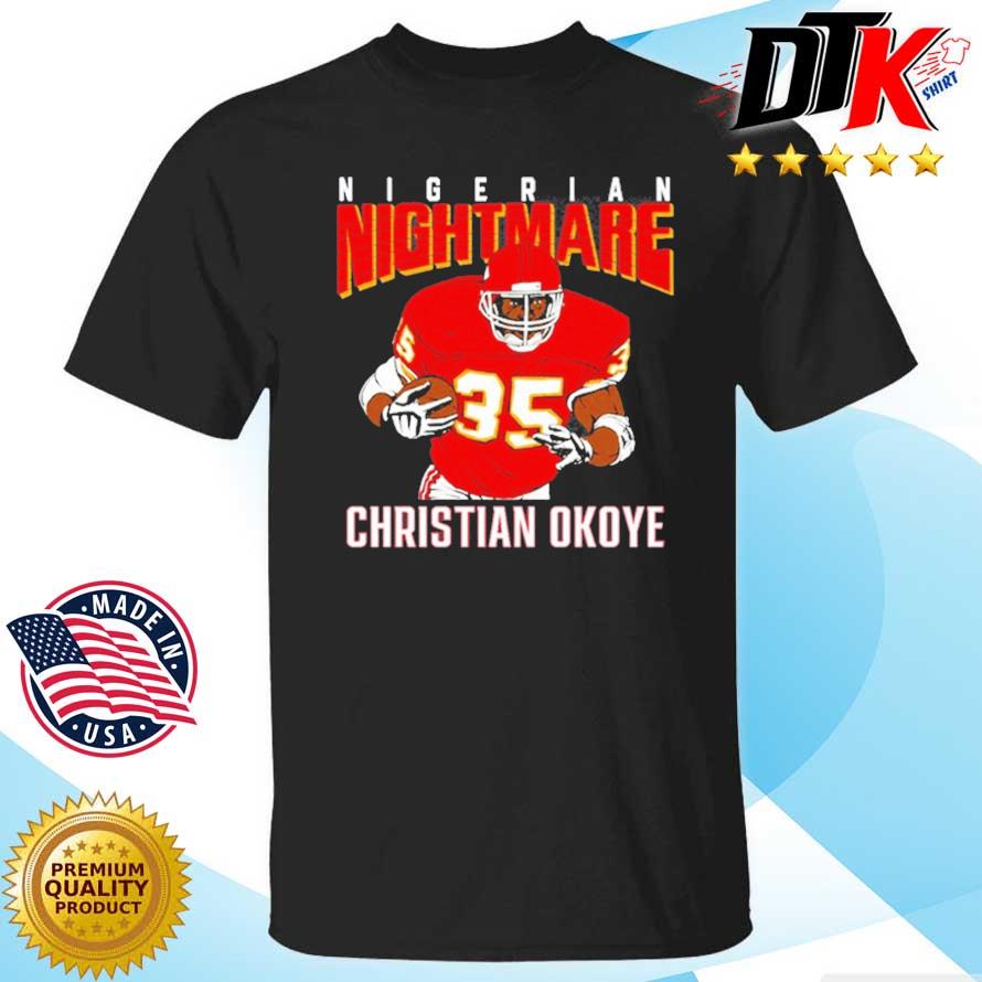 Christian Okoye Nigerian Nightmare Football Shirt