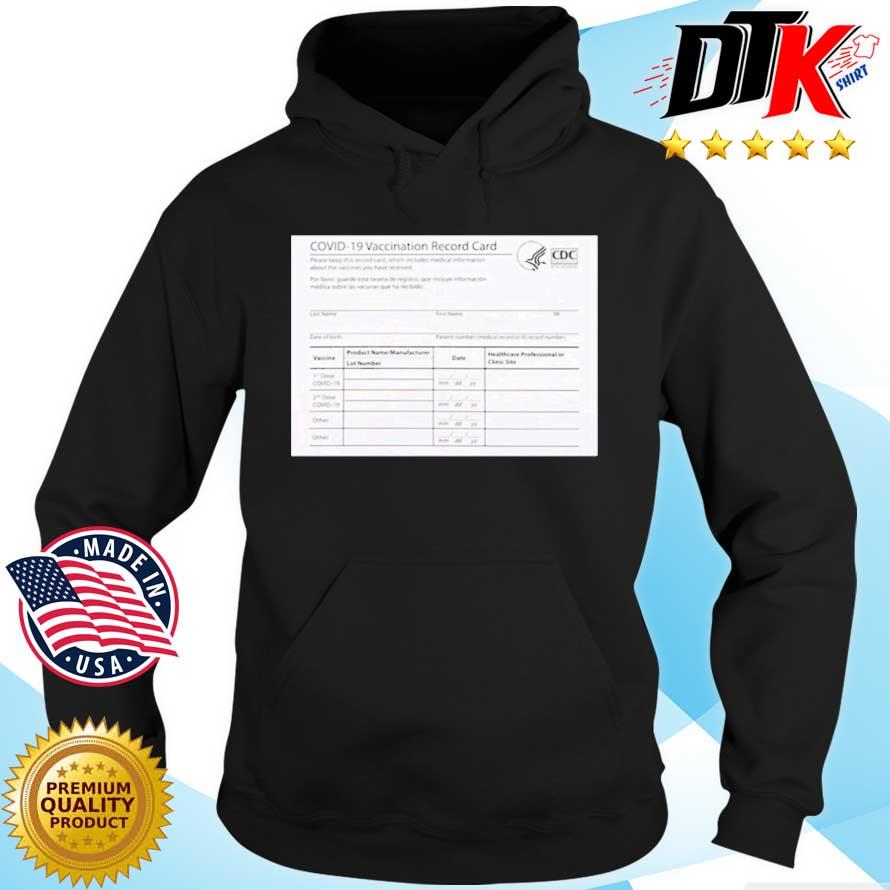 Covid-19 vaccination record card s Hoodie den