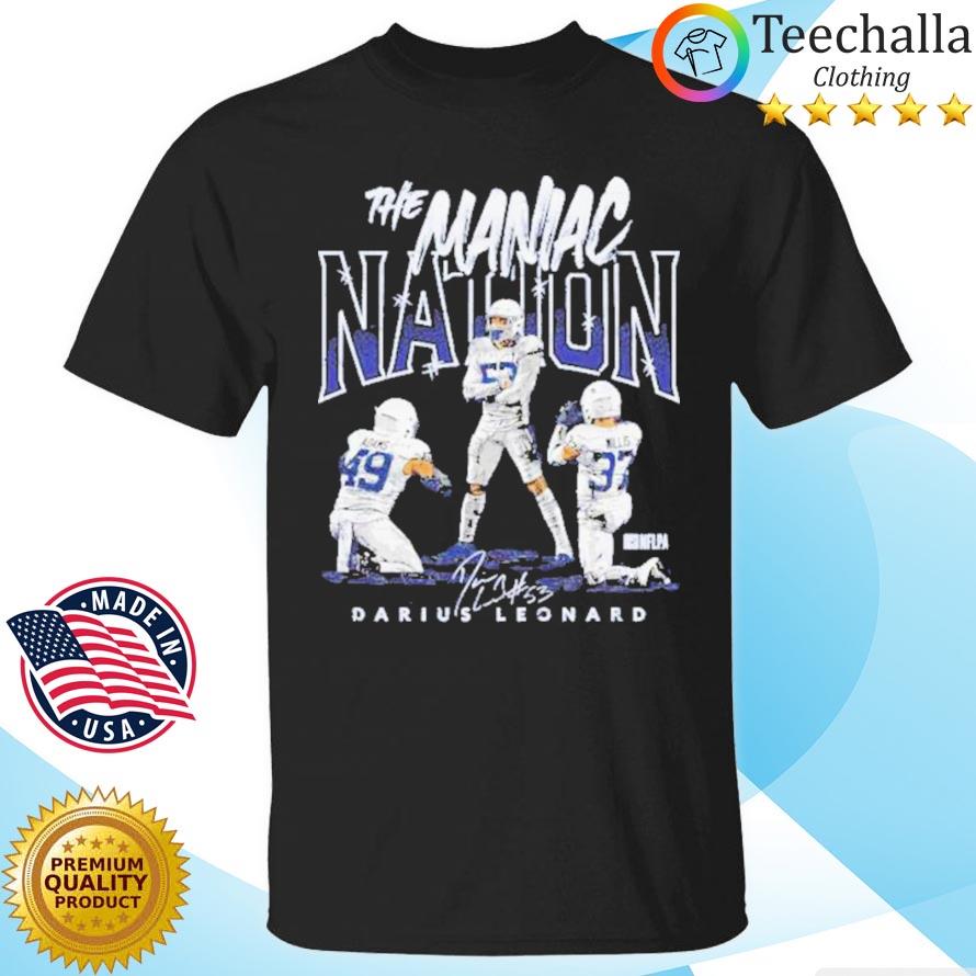Darius Leonard Maniac Nation Celebration Shirt