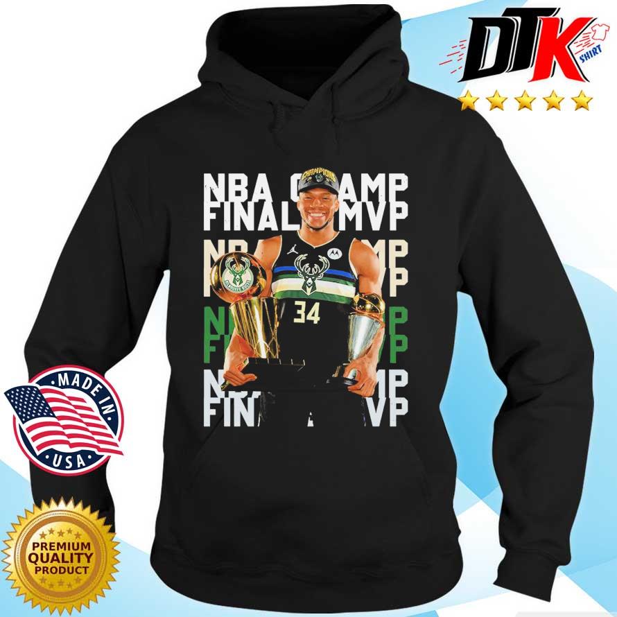 Giannis Antetokounmpo Milwaukee Bucks NBA Champion Final MVP Shirt, hoodie,  sweater, long sleeve and tank top