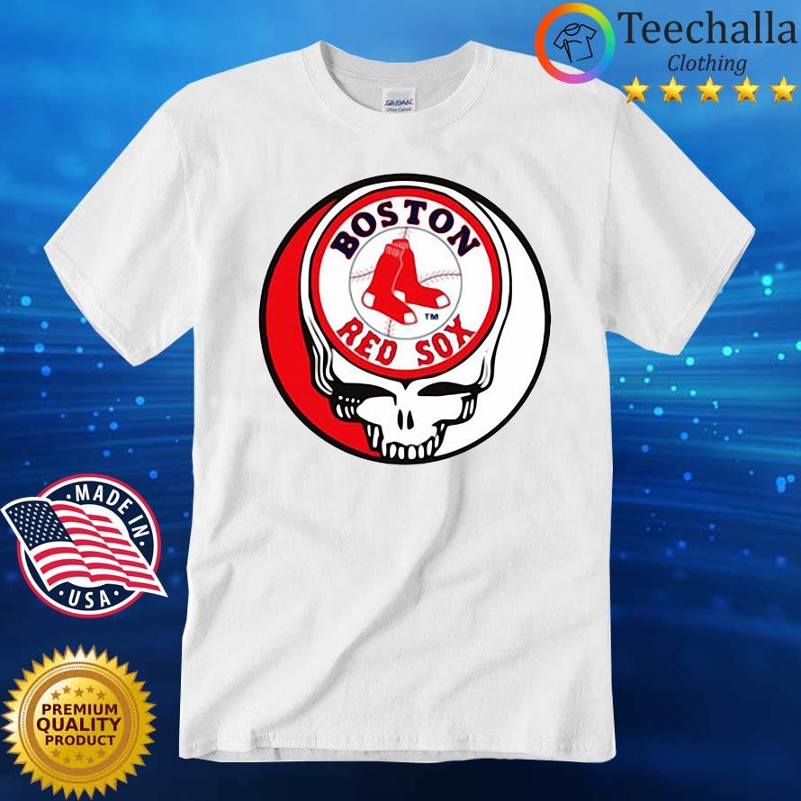 Grateful Dead Skull Boston Red Sox T-Shirt, hoodie, sweater, long