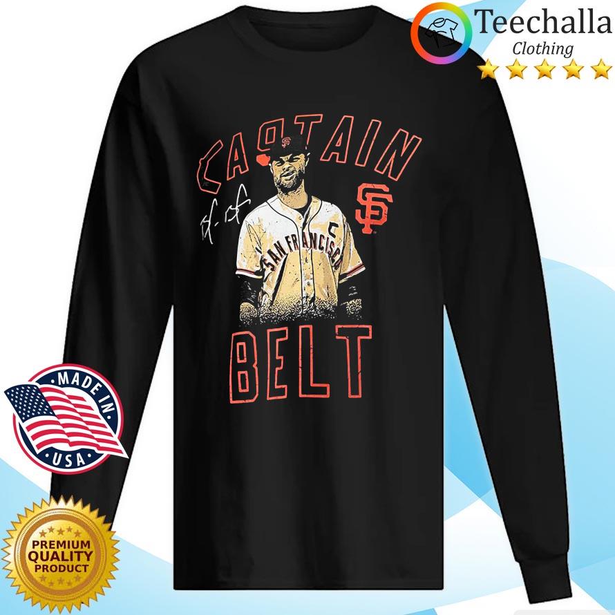 San Francisco Giants Captain Brandon Belt Signature Shirt, hoodie, sweater,  long sleeve and tank top