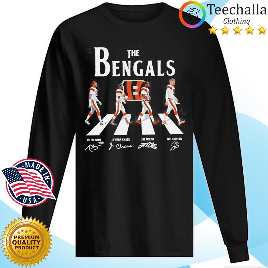 The Cincinnati Bengals Abbey Road Signatures T-Shirt, hoodie, sweater, long  sleeve and tank top