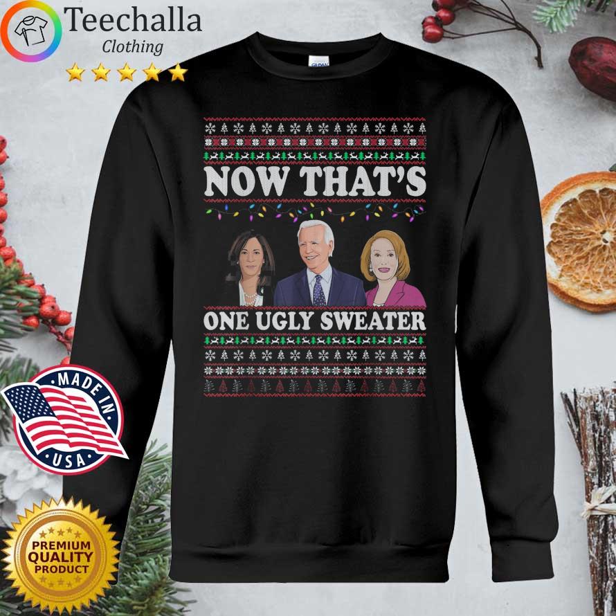 Now That's One Ugly Sweater Joe Biden Harris Jill Biden Christmas sweater