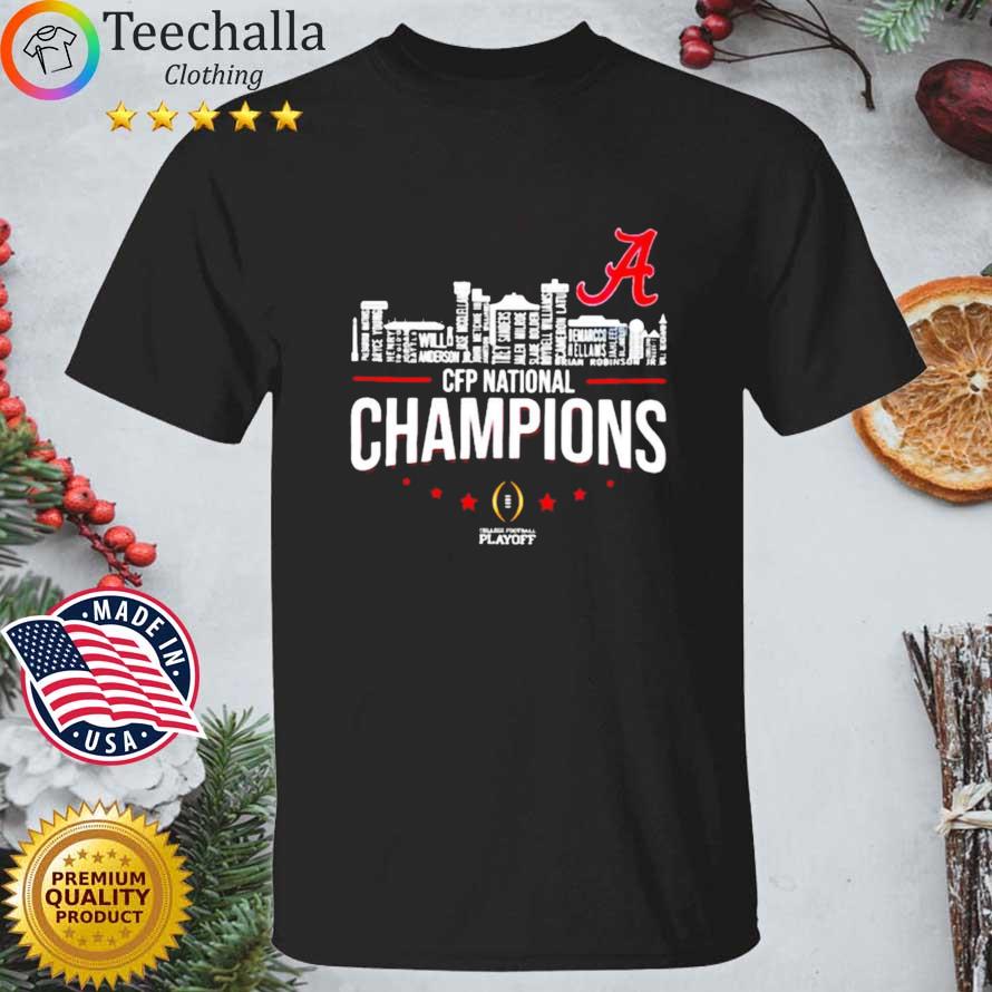 Alabama Crimson Tide 2022 CFP National Champions Shirt