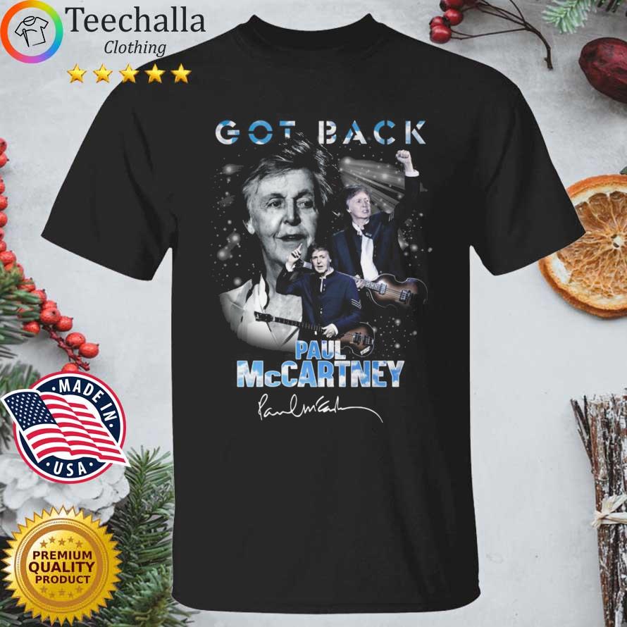 Got back Paul McCartney signature shirt