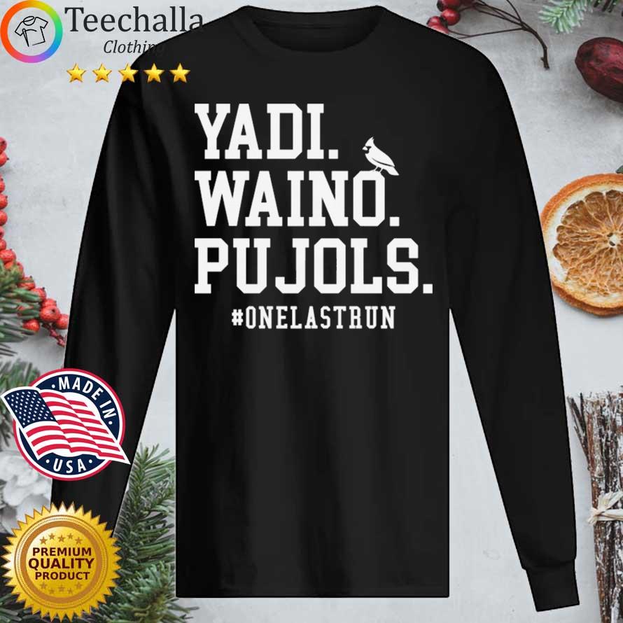 yadi waino pujols t shirt