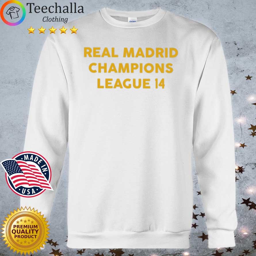 Real Madrid Hoody UEFA Champions League Hoodie Kapuzenpullover Sweater grau 