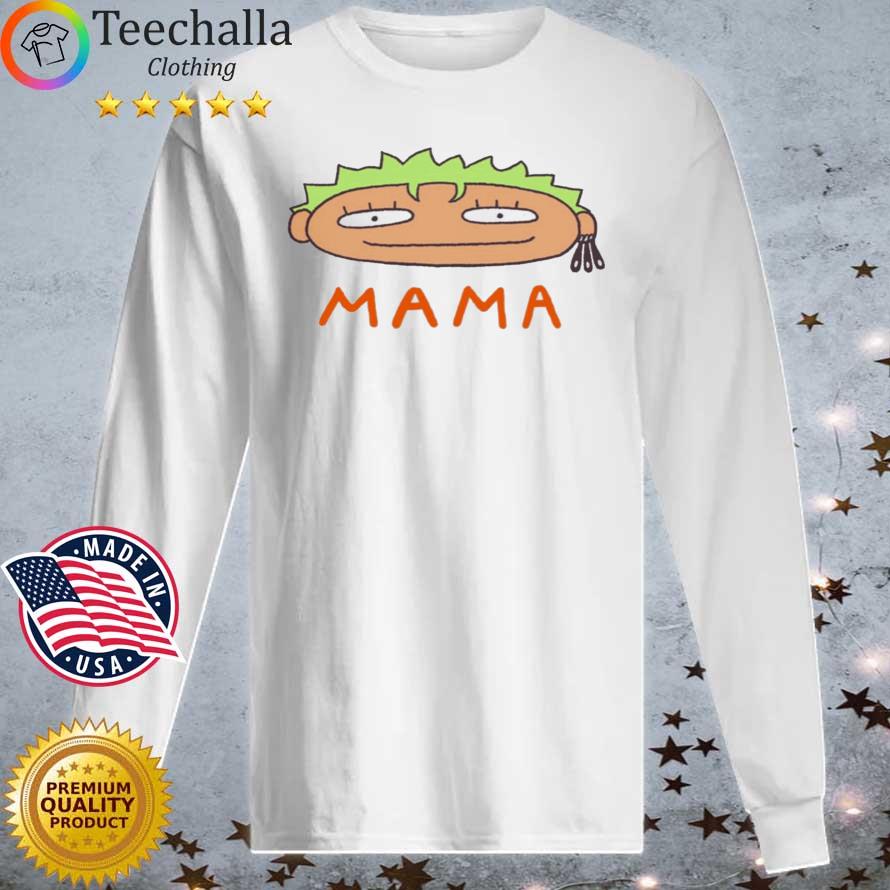 Zoro Mama Shirt Longsleeve tee trang