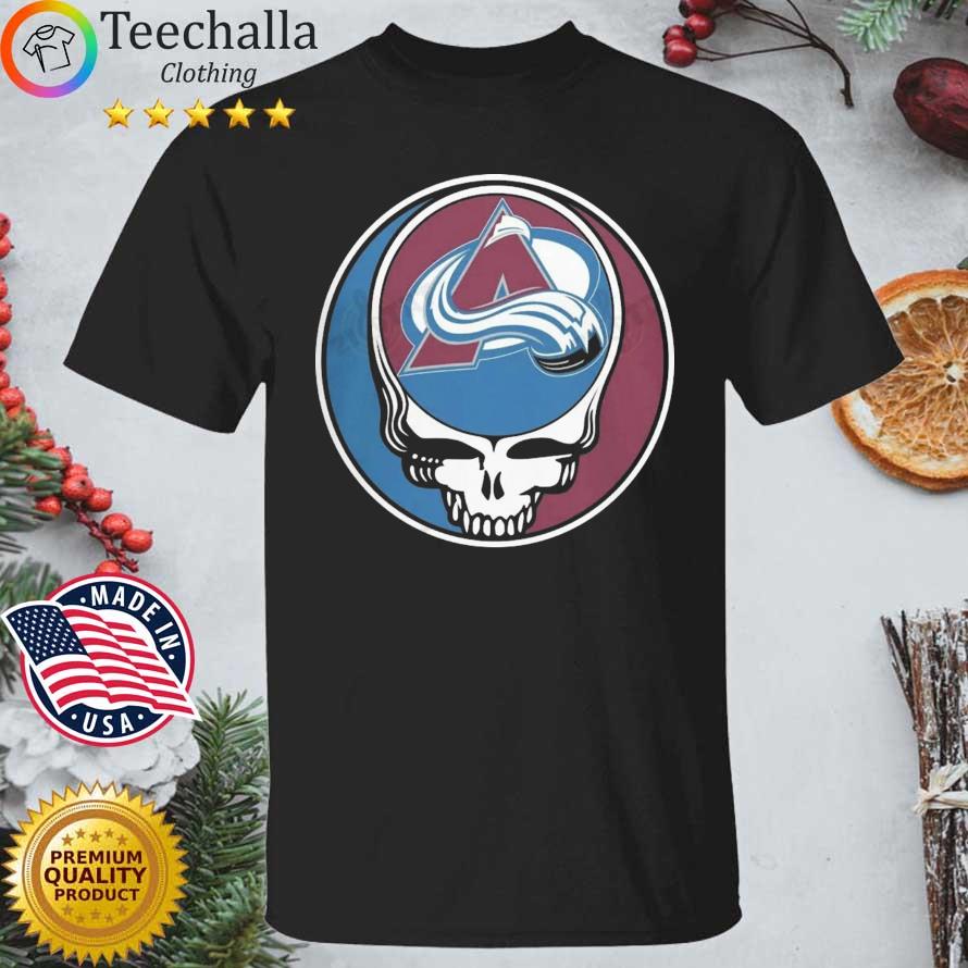 Grateful Dead Night NHL Colorado Avalanche Steal Your Face Hockey
