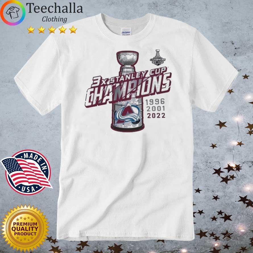 NEW Colorado Avalanche 2022 Stanley Cup Champions T-Shirt XL