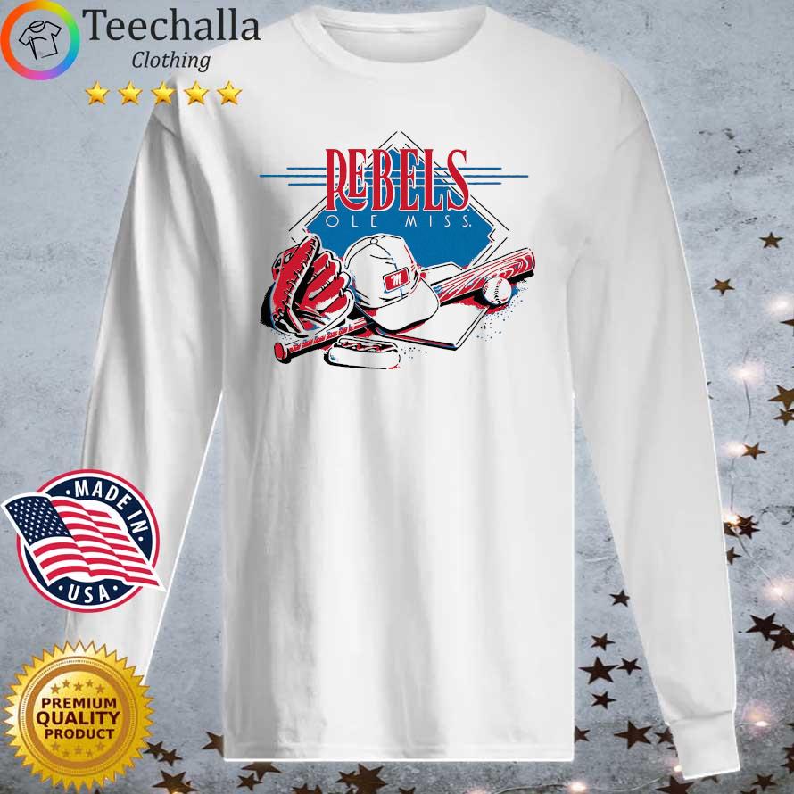 Ole Miss Rebels Baseball College World Series 2022 Shirt Longsleeve tee trang