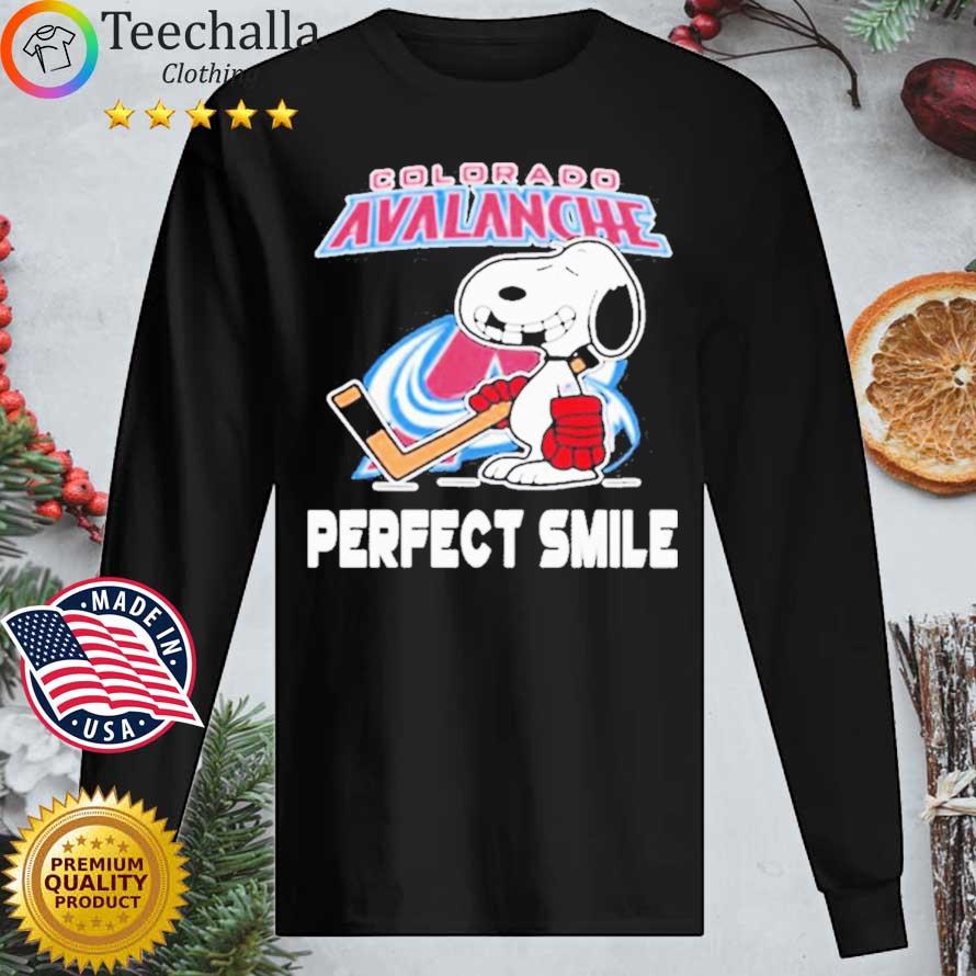 Snoopy Colorado Avalanche Perfect Smile s Longsleeve tee den
