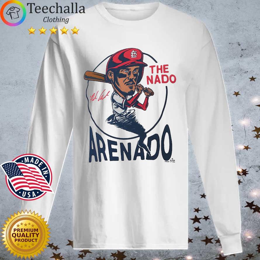 St. Louis Cardinals Nolan Arenado The Nado Signature Shirt Longsleeve tee trang