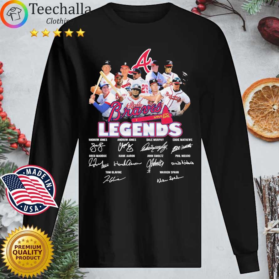 Atlanta Braves Team Baseball Legends Signatures shirt, hoodie