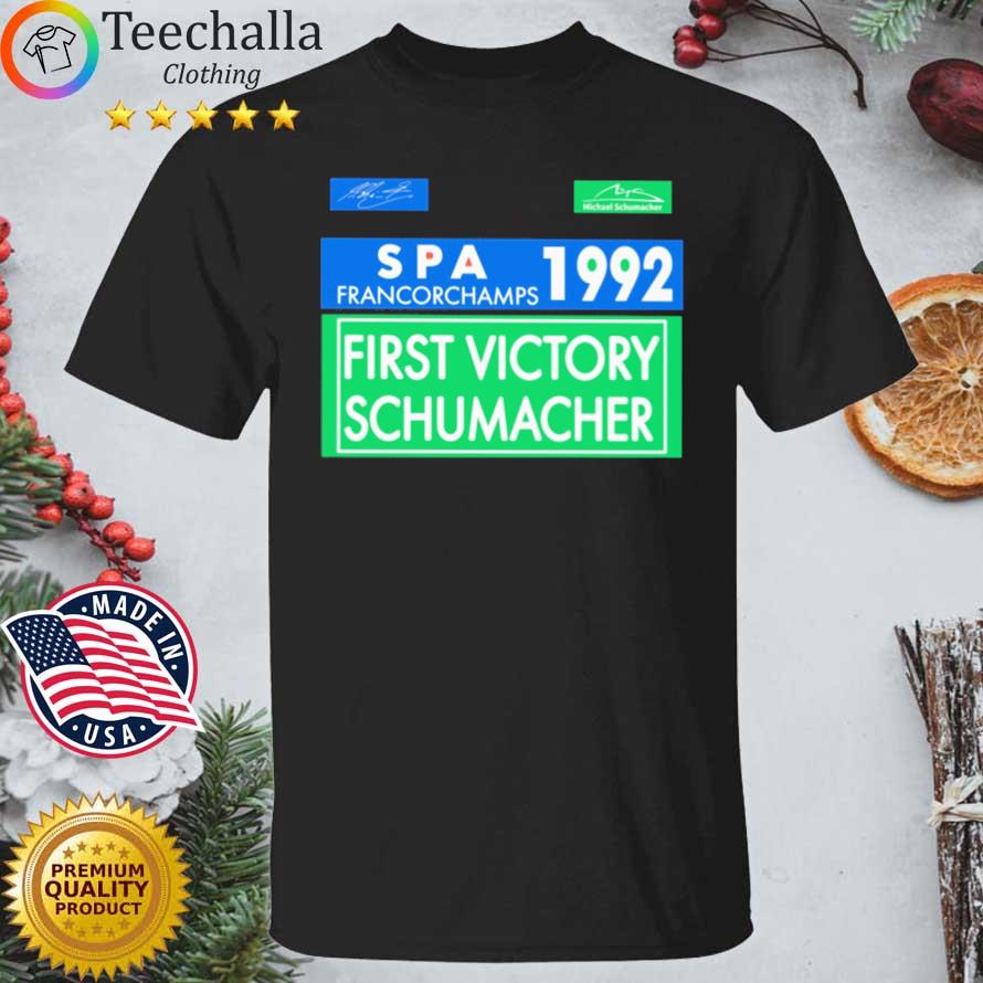 Spa Francorchamps 1992 First Victory Schumacher shirt