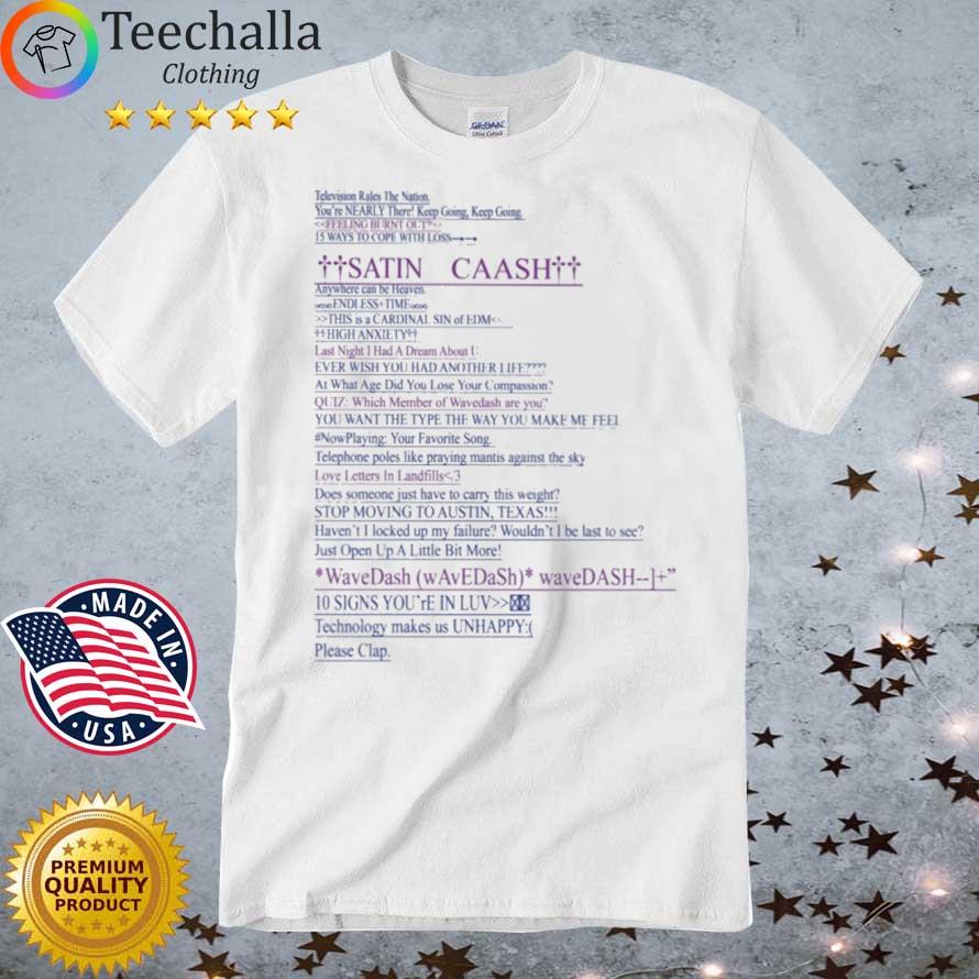 Television Rules The Nation You're Nearly There Keep Going Keep Going shirt