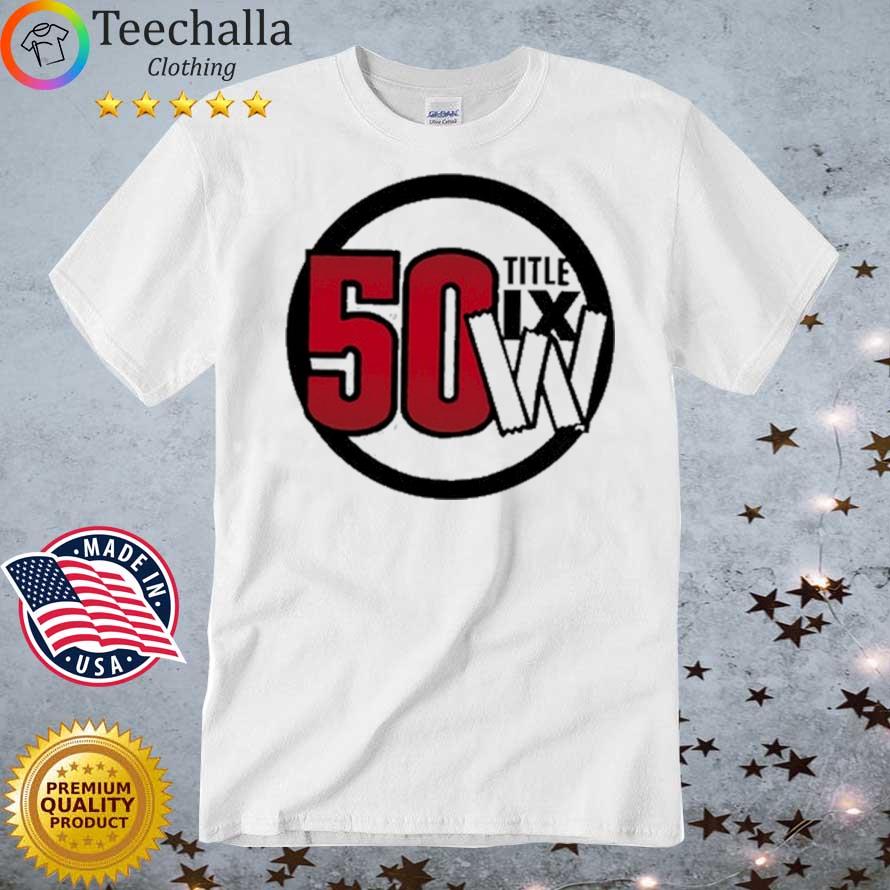 Celebrate 50 Years Of Title Ix Wisconsin Badgers shirt