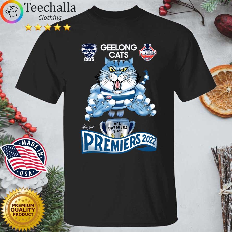 Geelong Cats 2022 Toyota AFL Premiers shirt