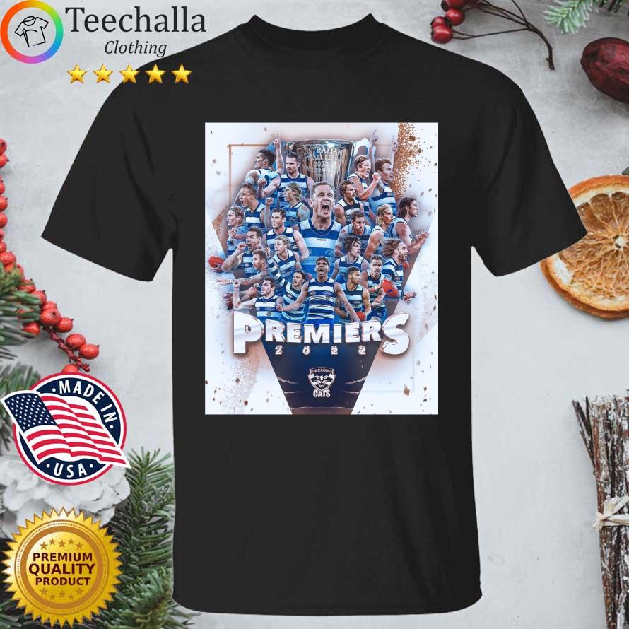 Geelong Cats Australian Football League 2022 Premiership Cup shirt