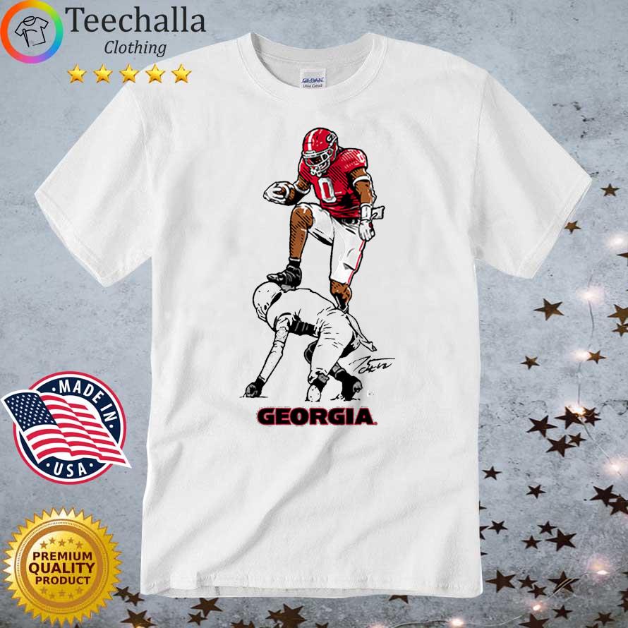 Georgia Bulldogs Darnell Washington Hurdle Shirt