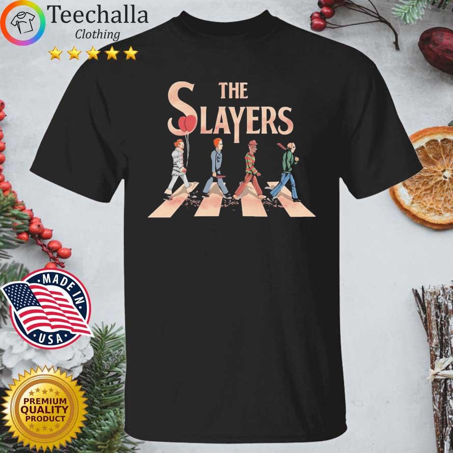 Horror Movies Characters The Slayers Abbey Road Halloween shirt