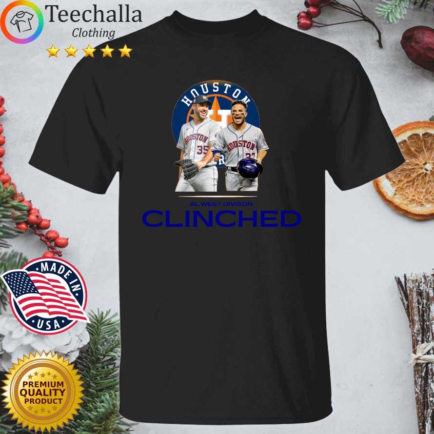 Houston Astros Al West Division Clinched shirt