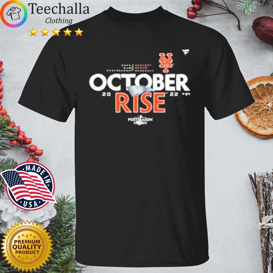 New York Mets October Rise 2022 Postseason shirt