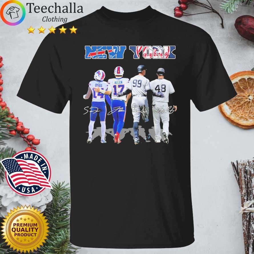 New York Sports Stefon Diggs Josh Allen Aaron Judge And Anthony Vincent  Rizzo Signatures shirt by Store Teechallaclothing - Issuu