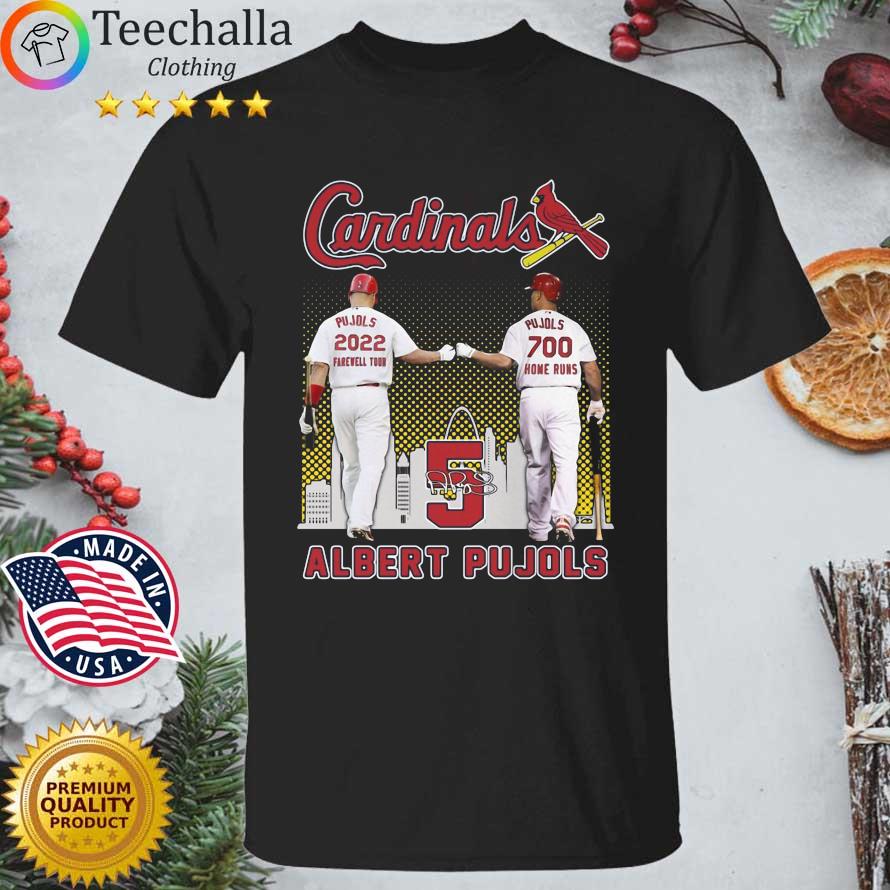 Official St Louis Cardinals Albert Pujols 2022 Farewell Tour 700 Home Runs  Signature Shirt, hoodie, sweater, long sleeve and tank top