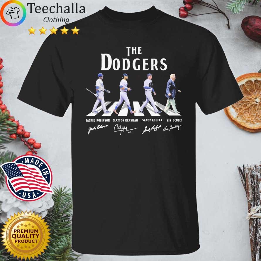 The Dodgers Baseball Team Abbey Road Signatures shirt