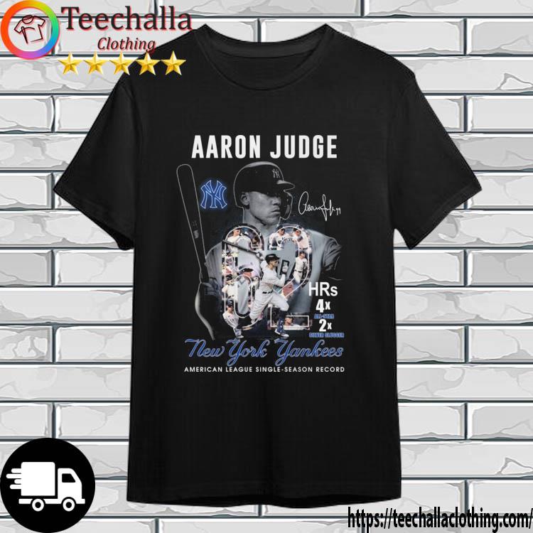 Aaron Judge New York Yankees American League Single Season Record shirt