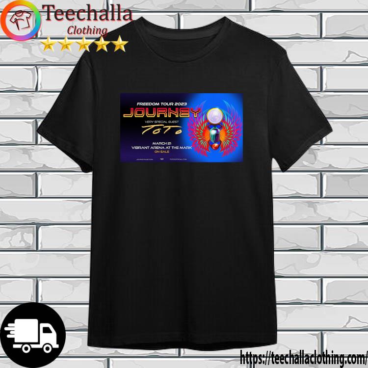 Freedom Tour 2023 Journey Very Special Guest Toto shirt