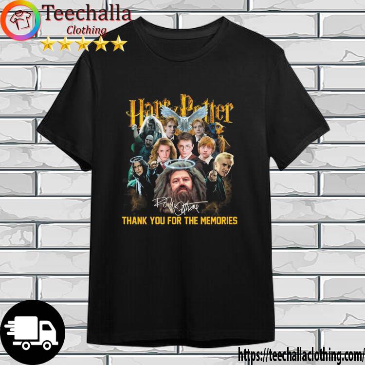 Harry Potter Robbie Coltrane Thank You For The Memories Signature shirt
