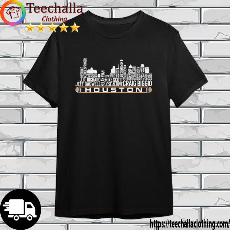 Houston Astros Team Name 2022 Houston Skyline Shirt