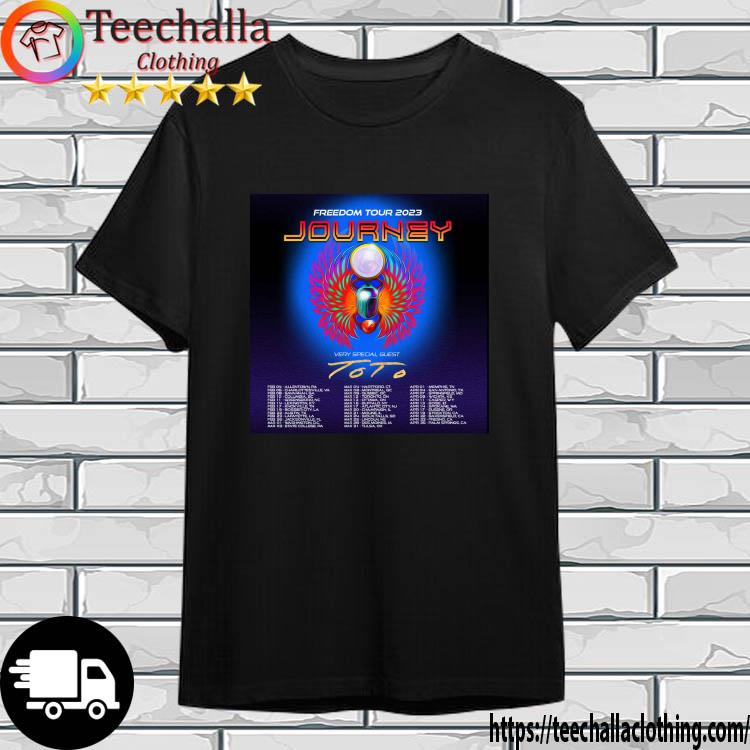 Journey And Toto Launching North American Freedom Tour 2023 Shirt