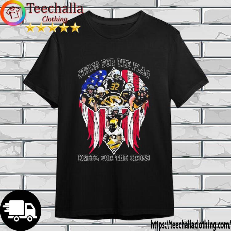 Missouri Tigers Stand For The Flag Kneel For The Cross Shirt
