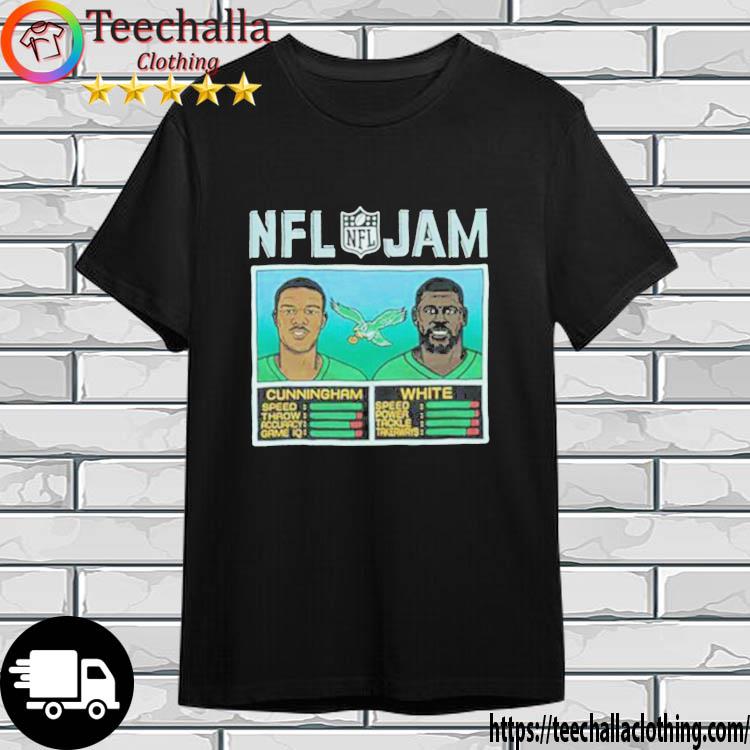 NFL Jam Philadelphia Eagles Randall Cunningham And Reggie shirt