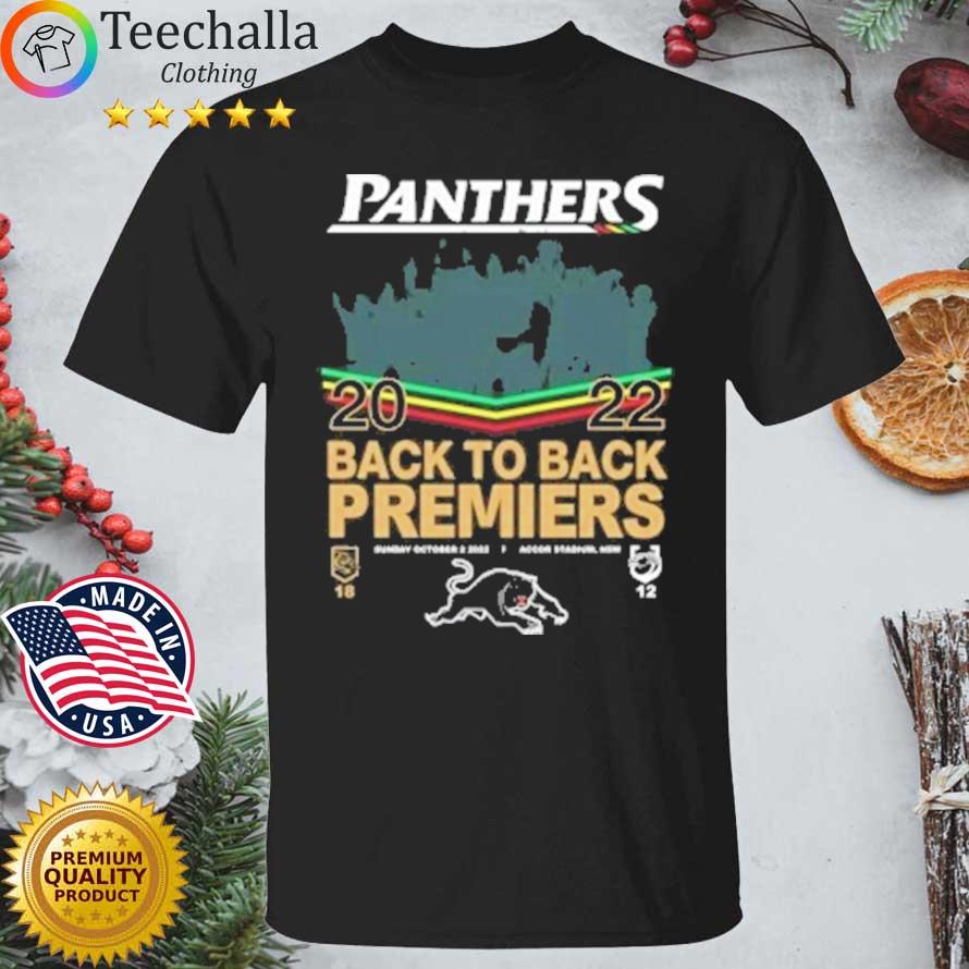 Penrith Panthers 2022 Back To Back Premiers shirt