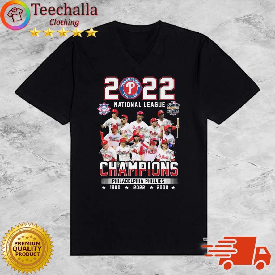 Philadelphia Phillies Champions World Series 1980 2008 Shirt