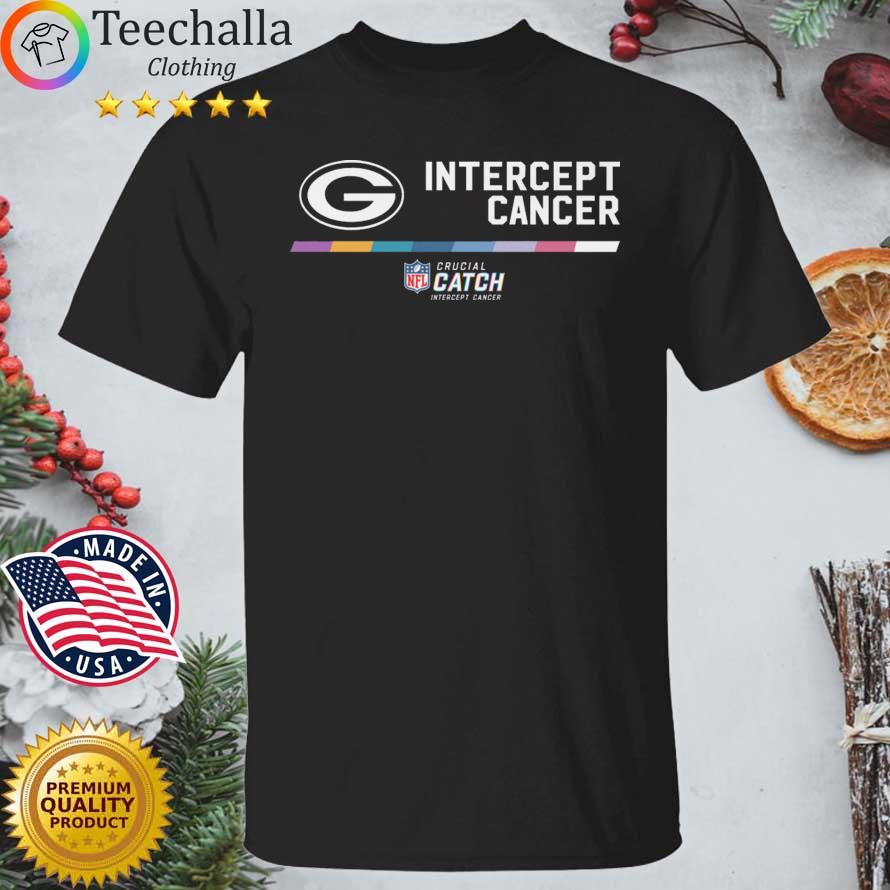Green Bay Packers Intercept Cancer Crucial Catch shirt