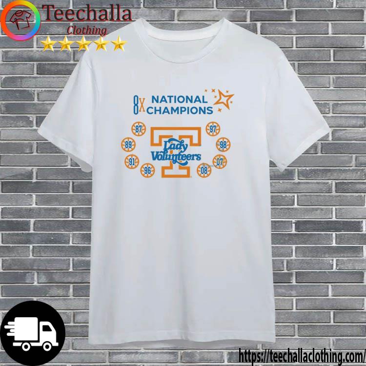 Tennessee Volunteers Lady Vols 8x Nation Champions shirt