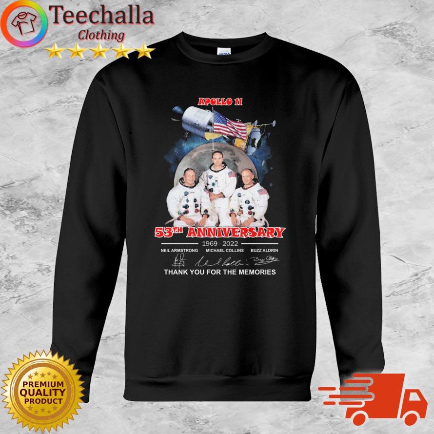 Apollo 11 53th Anniversary 196902922 Thank You For The Memories Signatures shirt