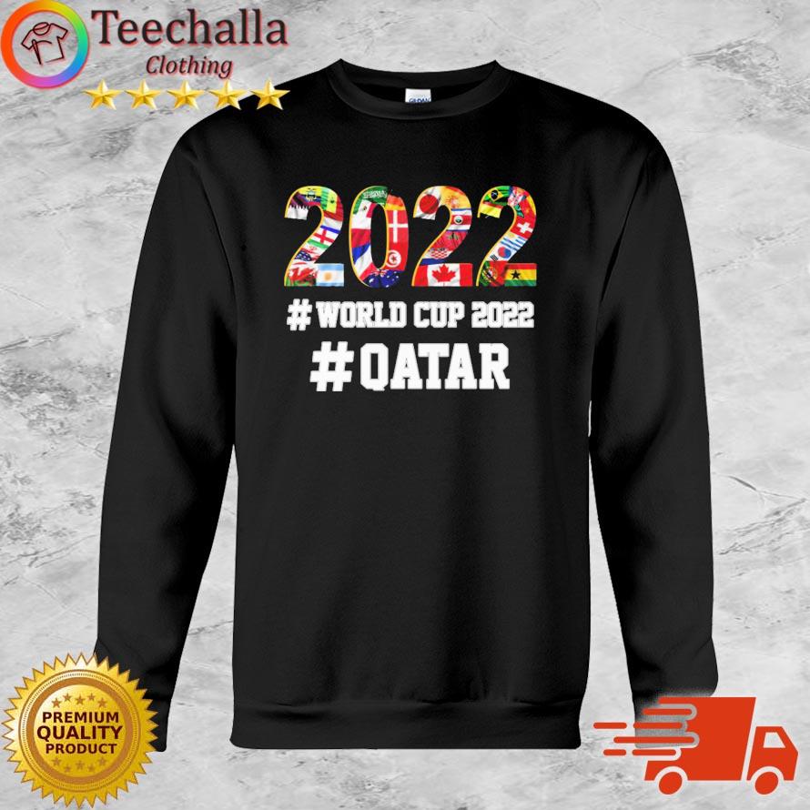 2022 World Cup Qatar All Team Flag Shirt