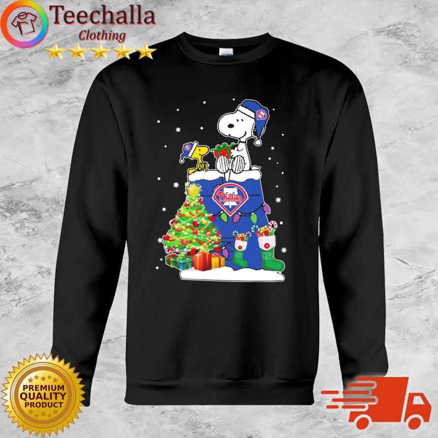 Snoopy And Woodstock Philadelphia Phillies Merry Christmas sweater